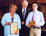 The Mayor of Leeds, Christine Wood and Joe Wood